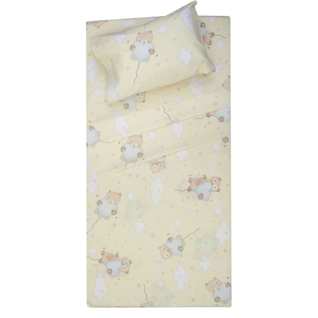 Σετ Πάπλωμα Κούνιας 110x150 Έβαν Εκρού